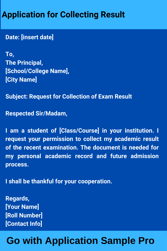 Application for Collecting Result